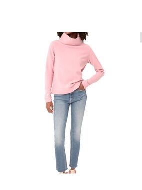 Dudley Stephens Pink Funnel Neck Women's Sweater